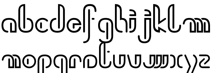 Kiwilite Font LOWERCASE
