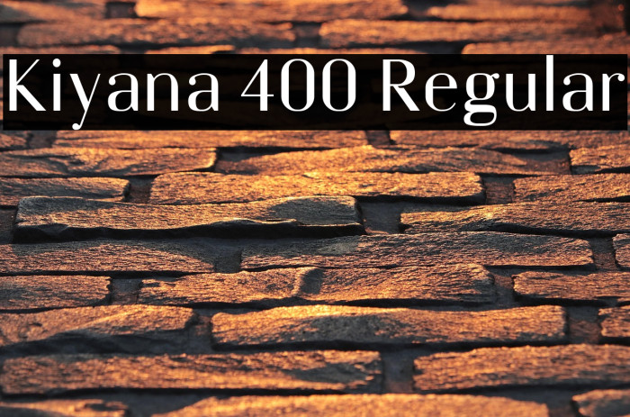 Kiyana 400 Regular Example 1