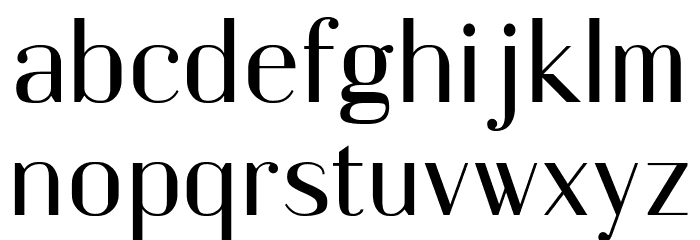 Kiyana 400 Regular Font LOWERCASE