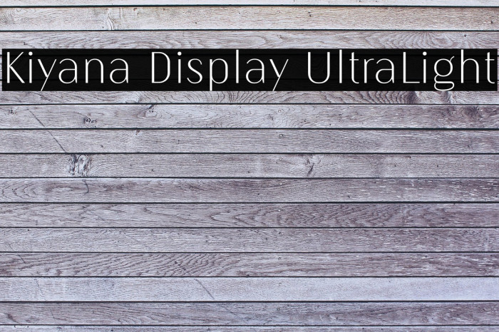 Kiyana Display UltraLight Example 1