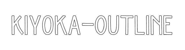 Kiyoka-Outline  免费字体下载
