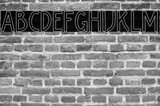 Kiyoka-Outline Font examples