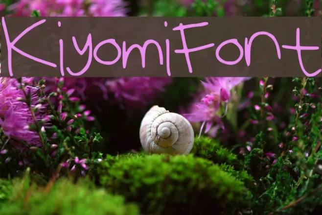 KiyomiFont Example 2