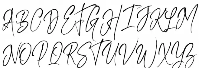 KiysoomSignature Schriftart Groß