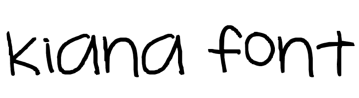 kiana font  Descarca Fonturi Gratis