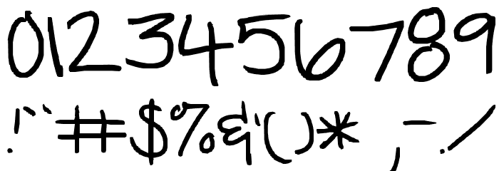 kiana font Font OTHER CHARS