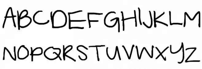 kiana font Font Litere mari