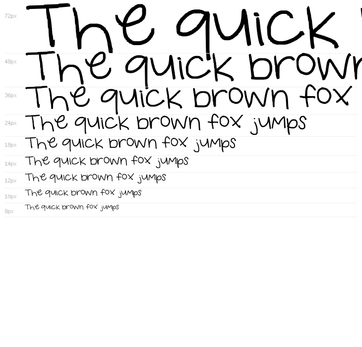 kiana font Waterfall