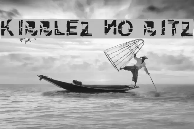 kibblez no bitz Font examples