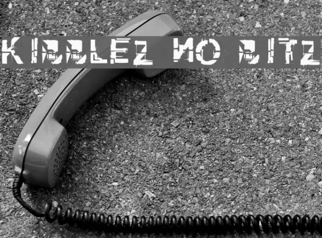 kibblez no bitz Font examples