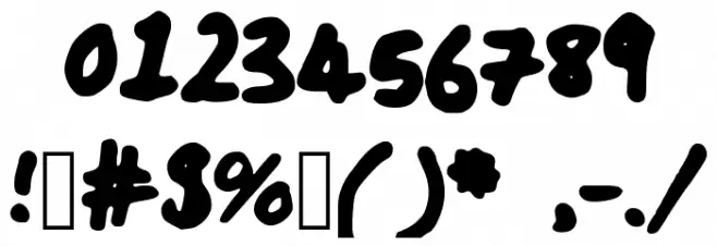 kibler Font OTHER CHARS