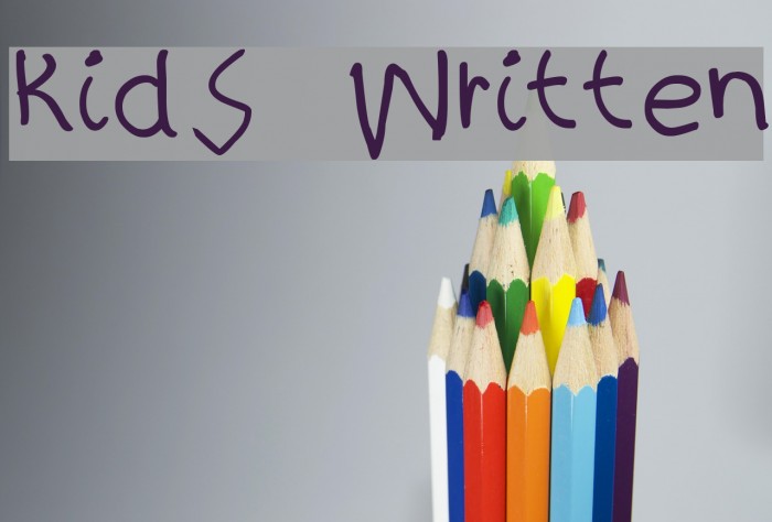 kidS Written フォント examples
