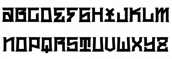 kidc Schriftart Groß