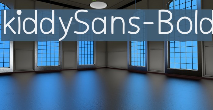 kiddySans-Bold Font examples