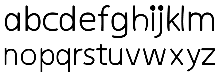 kiddySans-Bold Font LOWERCASE