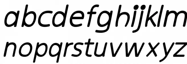 kiddySans-FatItalic Fuentes MINÚSCULAS