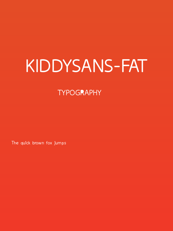 kiddySans-Fat Poster