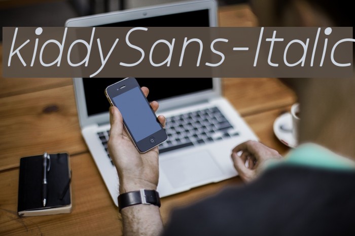 kiddySans-Italic Font examples