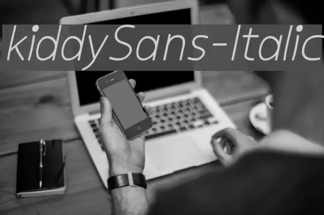 kiddySans-Italic examples