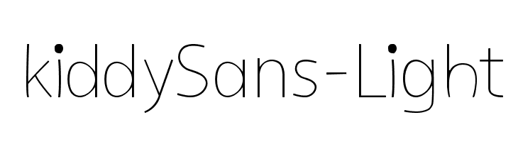 kiddySans-Light Font