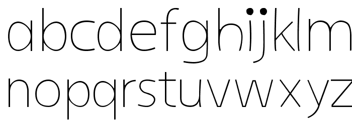 kiddySans-Light Font LOWERCASE