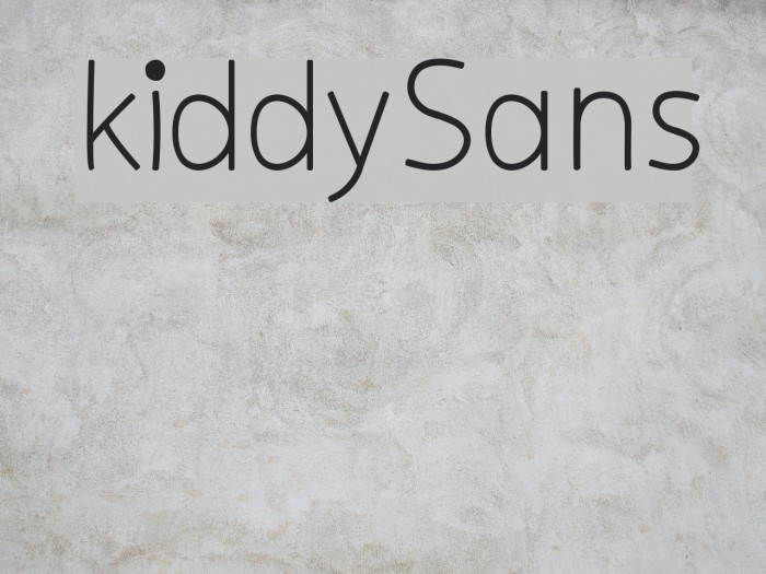 kiddySans Font examples