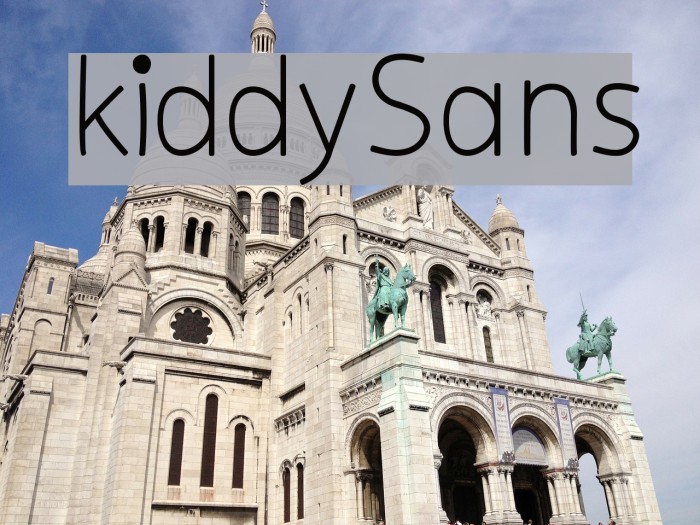 kiddySans Font examples