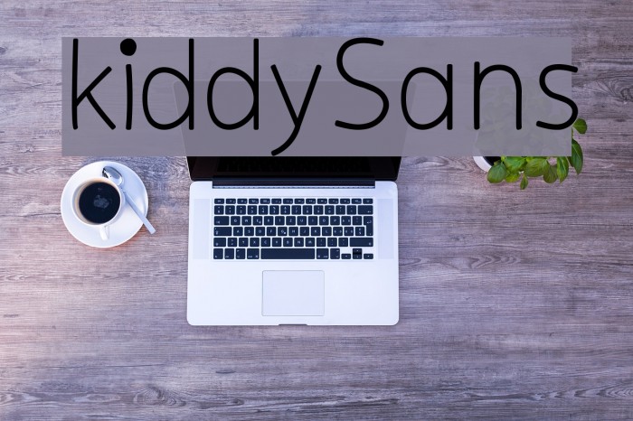 kiddySans Font examples