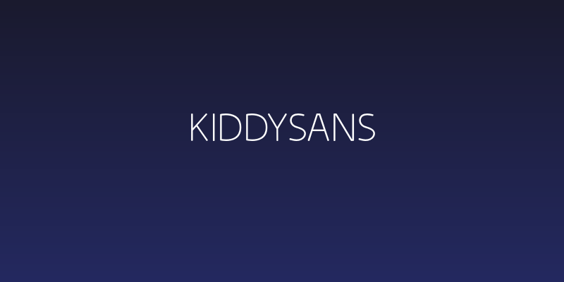 kiddySans Social Header