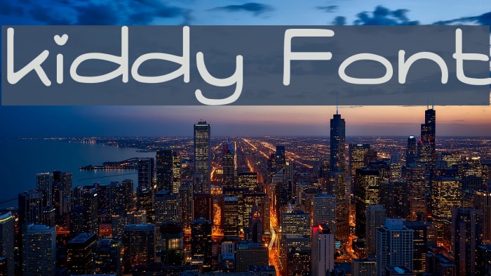 kiddy Font examples