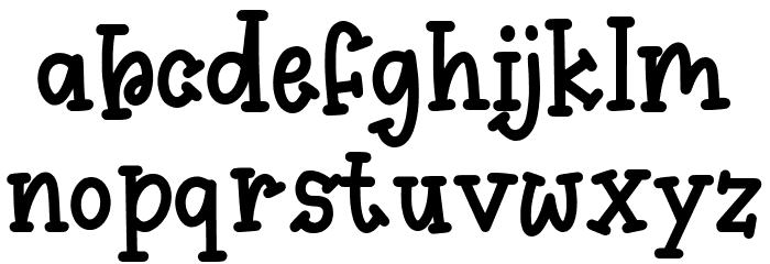 kidsfun Font LOWERCASE