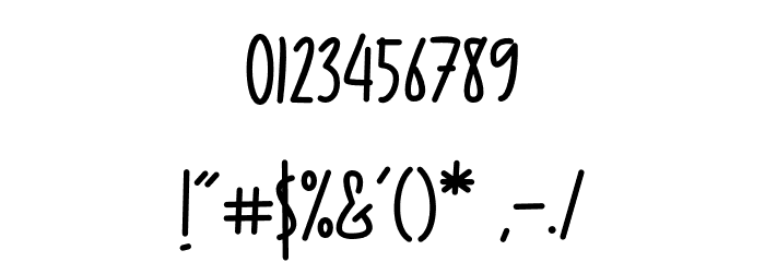 kidson Font OTHER CHARS