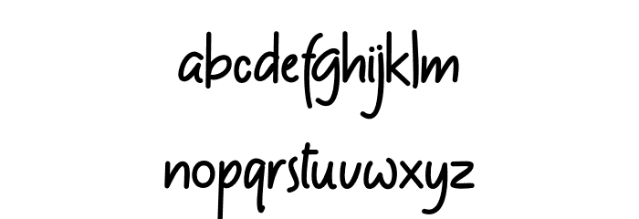 kidson Font LOWERCASE