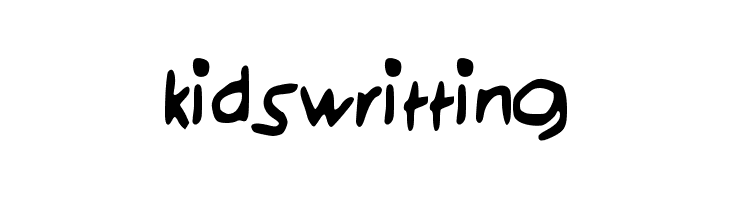 kidswritting  Free Fonts Download