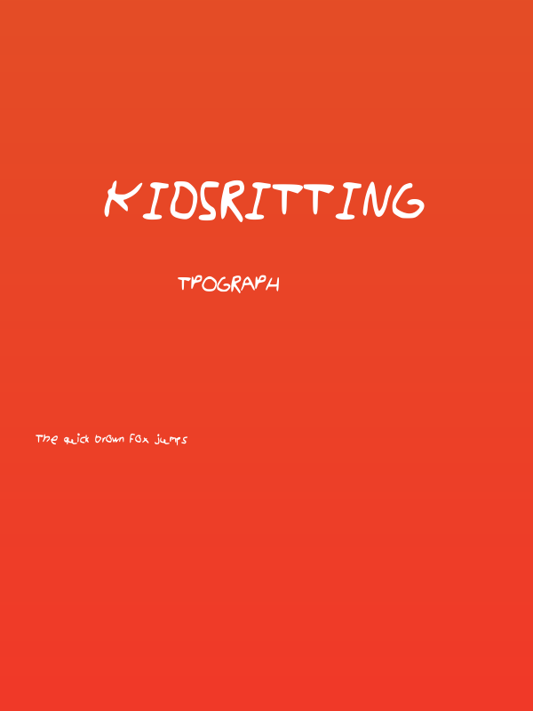 kidswritting Poster