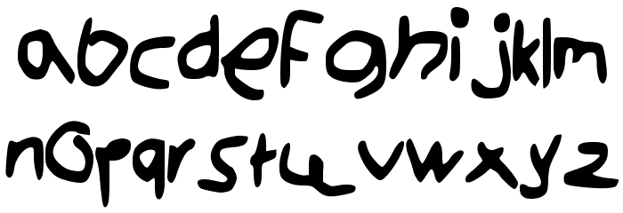 kidswritting Font LOWERCASE