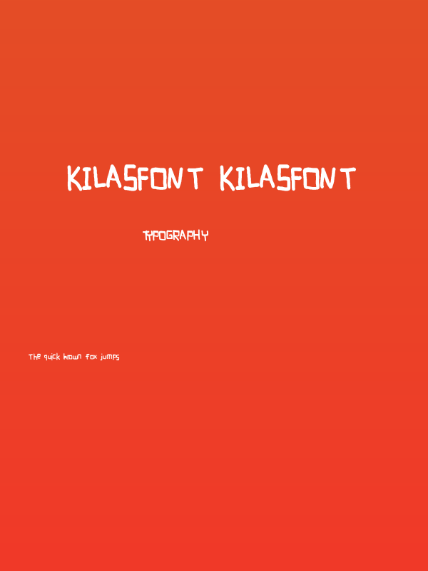 kilasfont kilasfont Poster