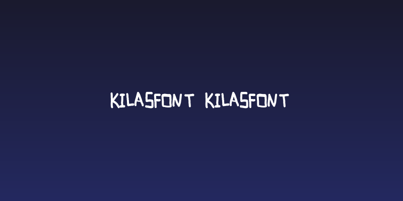kilasfont kilasfont Social Header