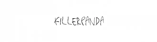 killerpanda  Descarca Fonturi Gratis