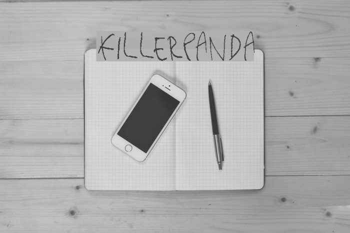 killerpanda Font examples