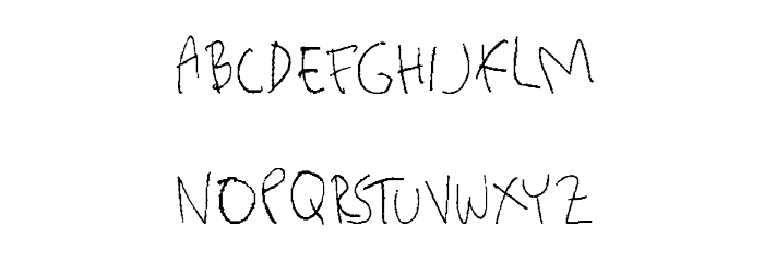 killerpanda Font LOWERCASE