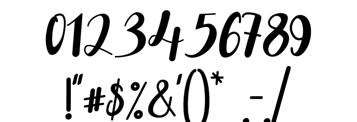 kimberlly lovely Font OTHER CHARS