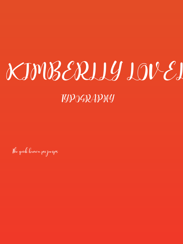 kimberlly lovely Poster