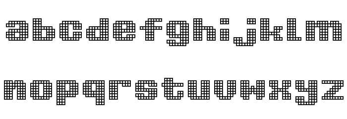kimidori mugcup Font LOWERCASE