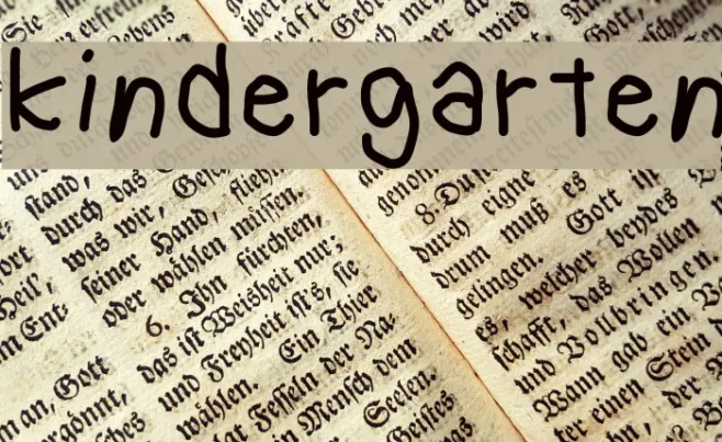 kindergarten Example 1