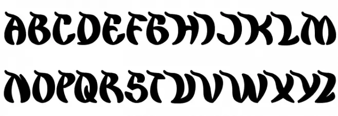 king cobra Schriftart Groß