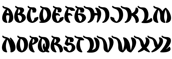 king cobra Font LOWERCASE