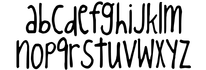 king cooL KC Schriftart Kleinbuchstaben