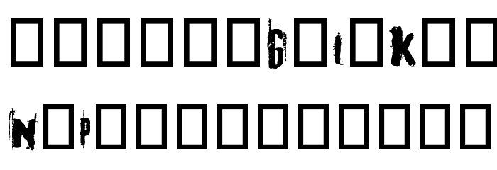 kingpin Font OTHER CHARS