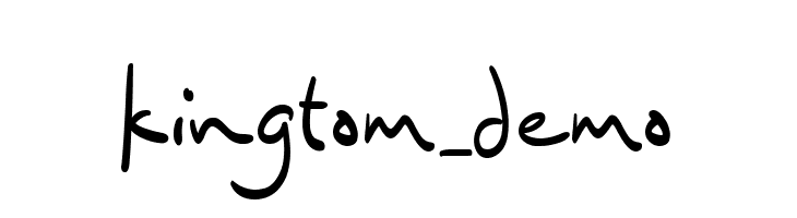 kingtom_demo  Fuentes Gratis Descargar